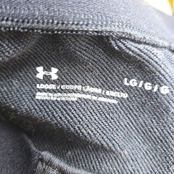 Under Armour Black Ankle Zip Sweat Pants Pull oN Joggers - Picture 7 of 8